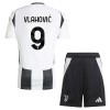 Maglia ufficiale Juventus Vlahovic 9 Casa 2024-25 per Bambino